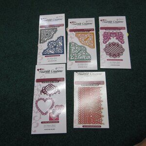 5 Sets Spellbinders Heartfelt Creations Metal Dies Scrapbooking